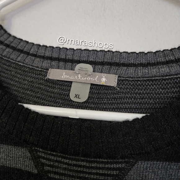 Smartwool Kiva Ridge Striped Crew Sweater Men's - Picture 4 of 6